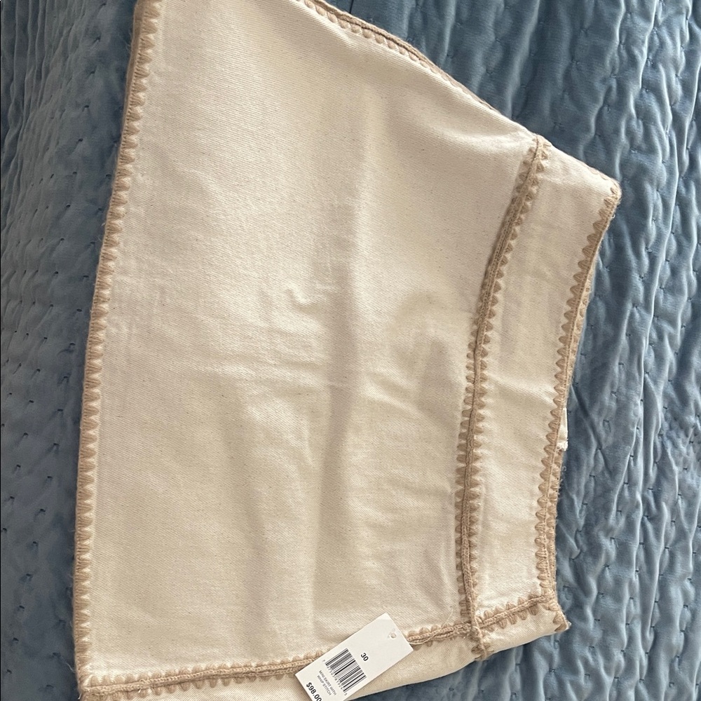 Blank NYC Cream Mini Skirt
